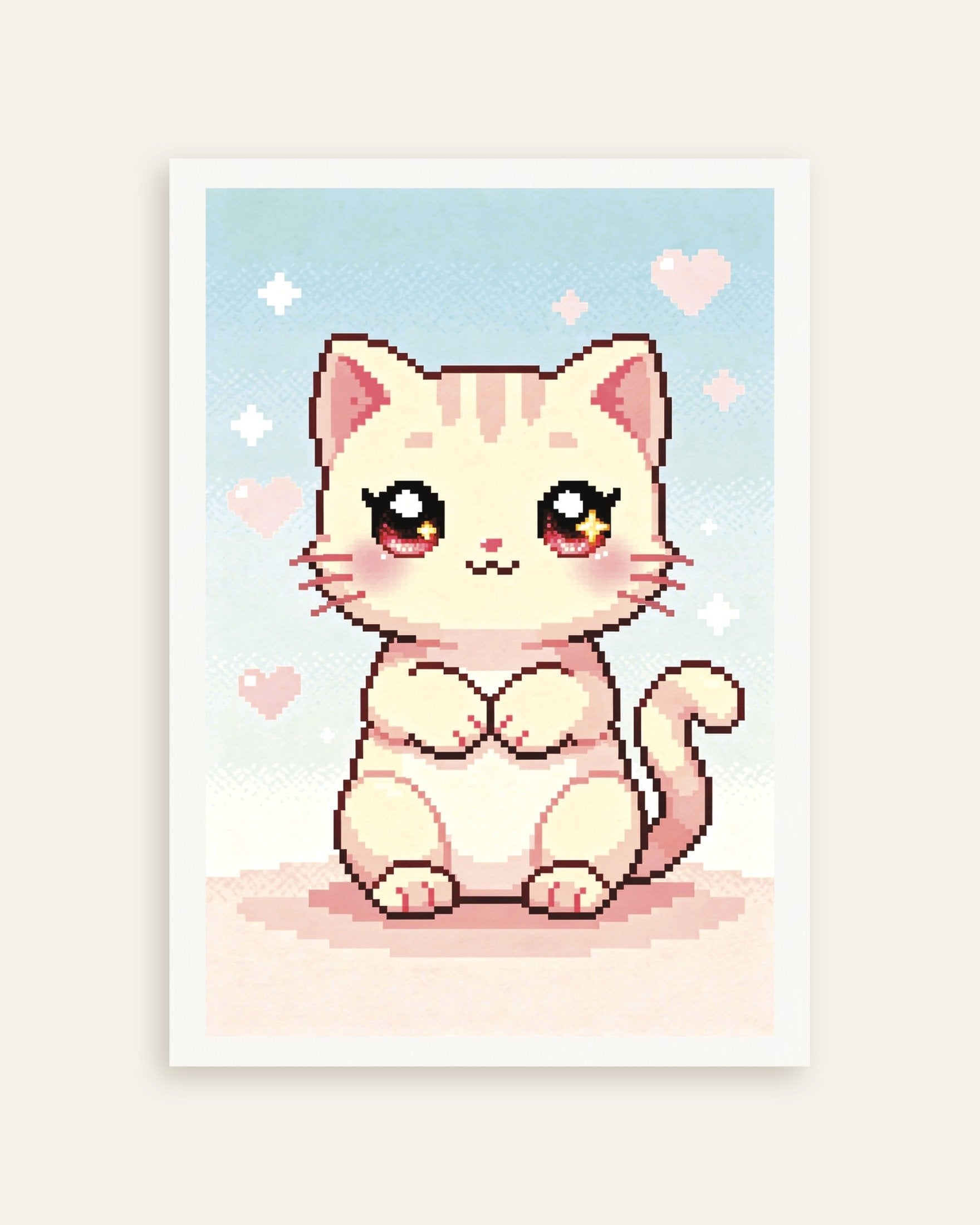 Poster of Kawaii Pixel Cat, thumbnail