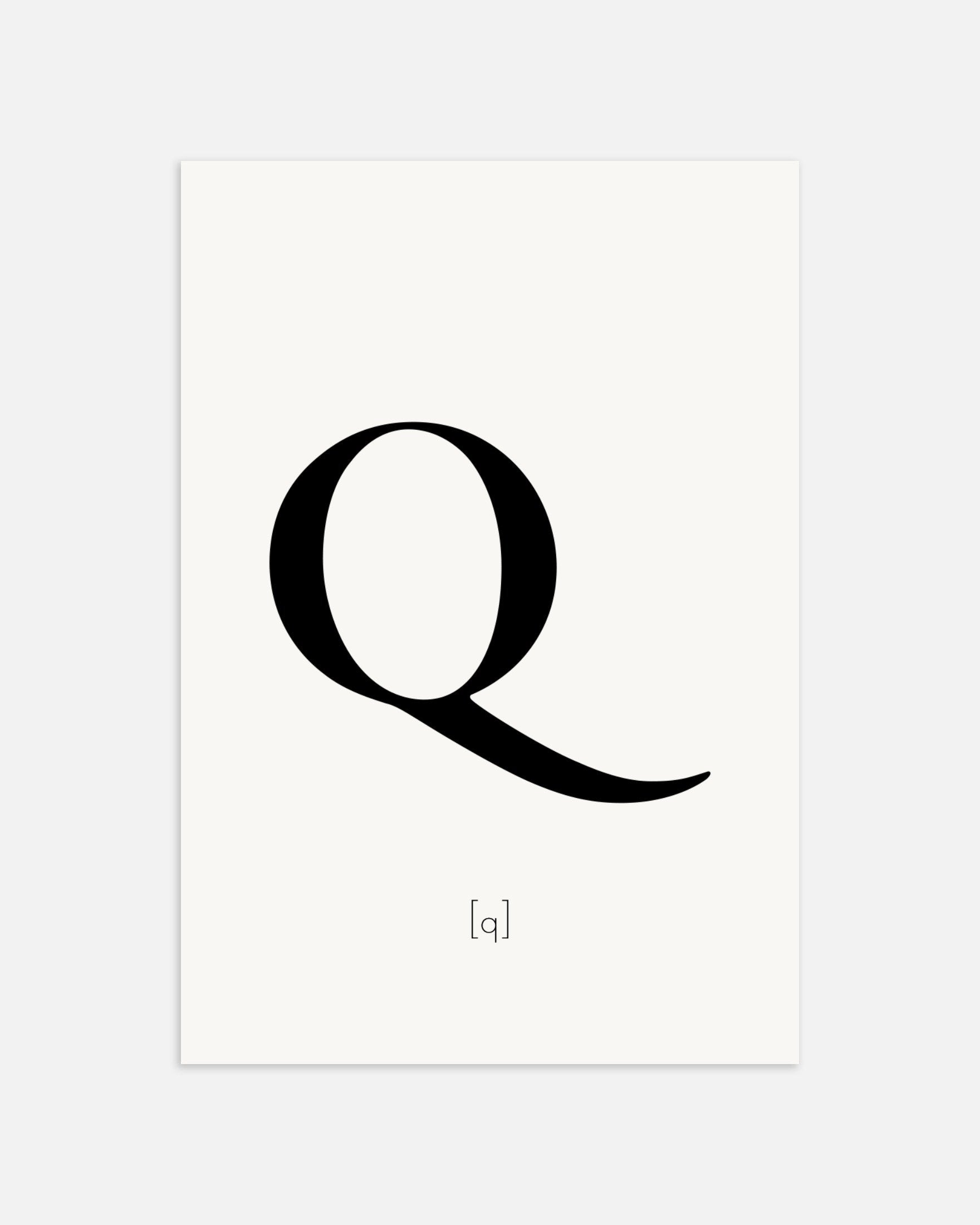 文字Qのポスター、サムネイル