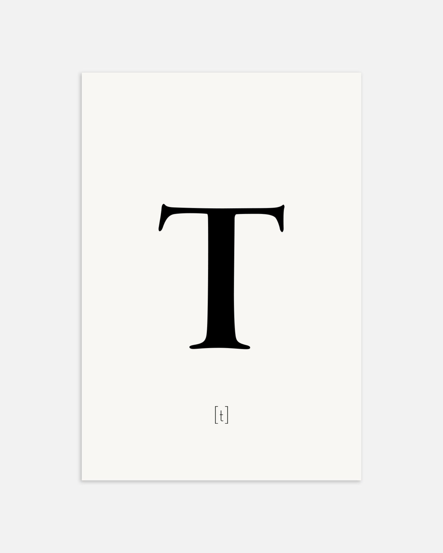 文字Tのポスター、サムネイル