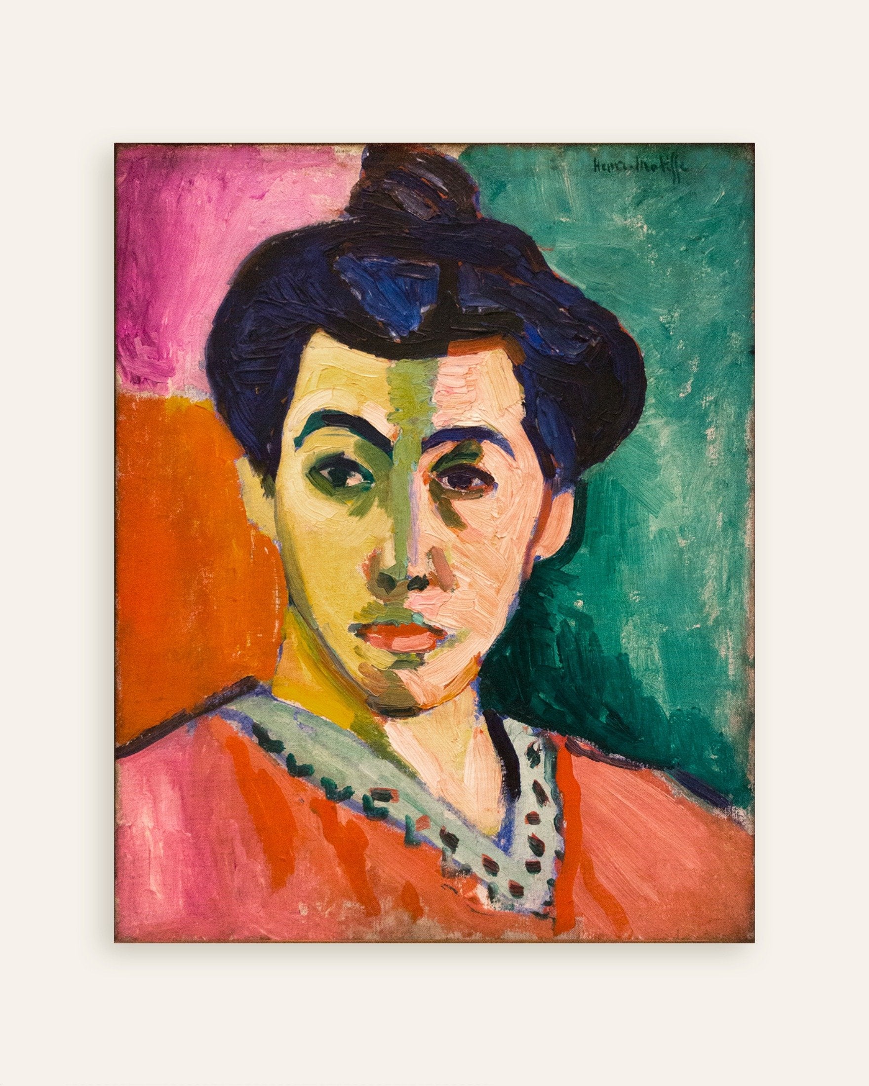 マティス マダム・マティス 1913 アートポスタ | Posterscape.jp