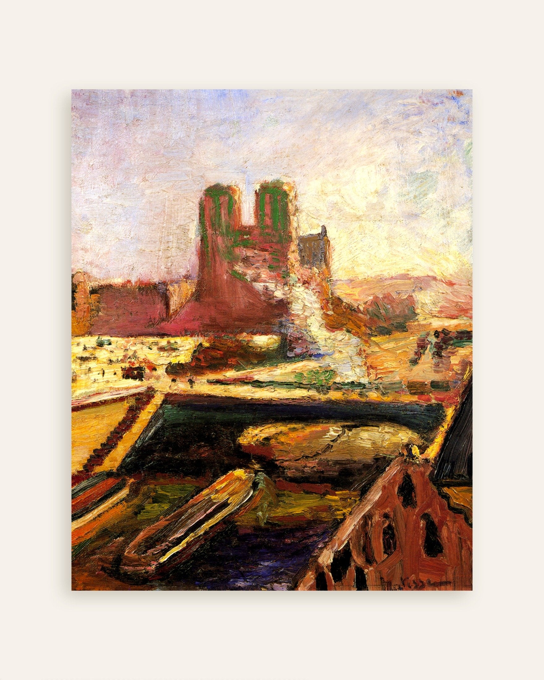 Poster of Notre Dame (1900) — Henri Matisse, thumbnail