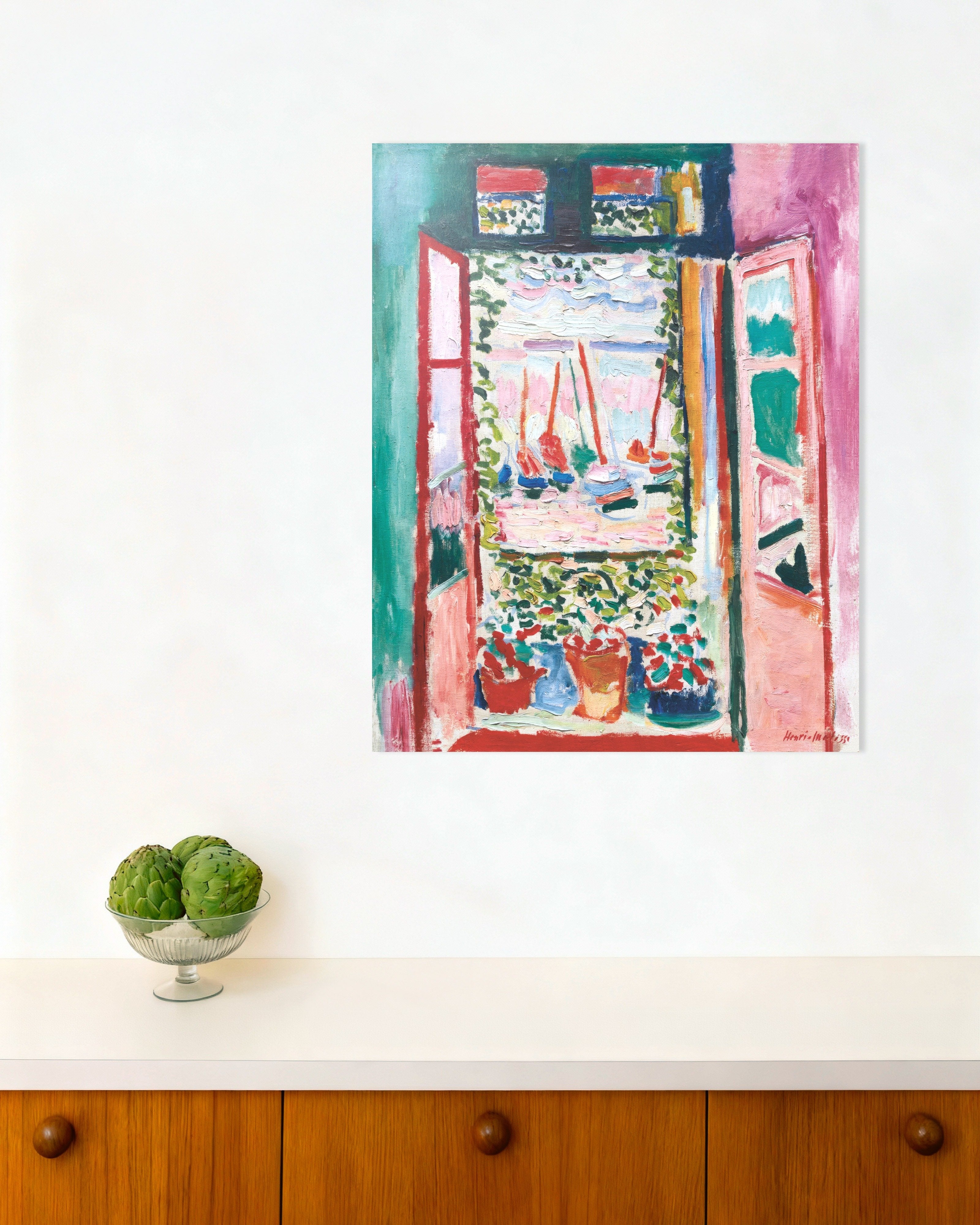 Poster of Open window, Collioure by Henri Matisse - Poster