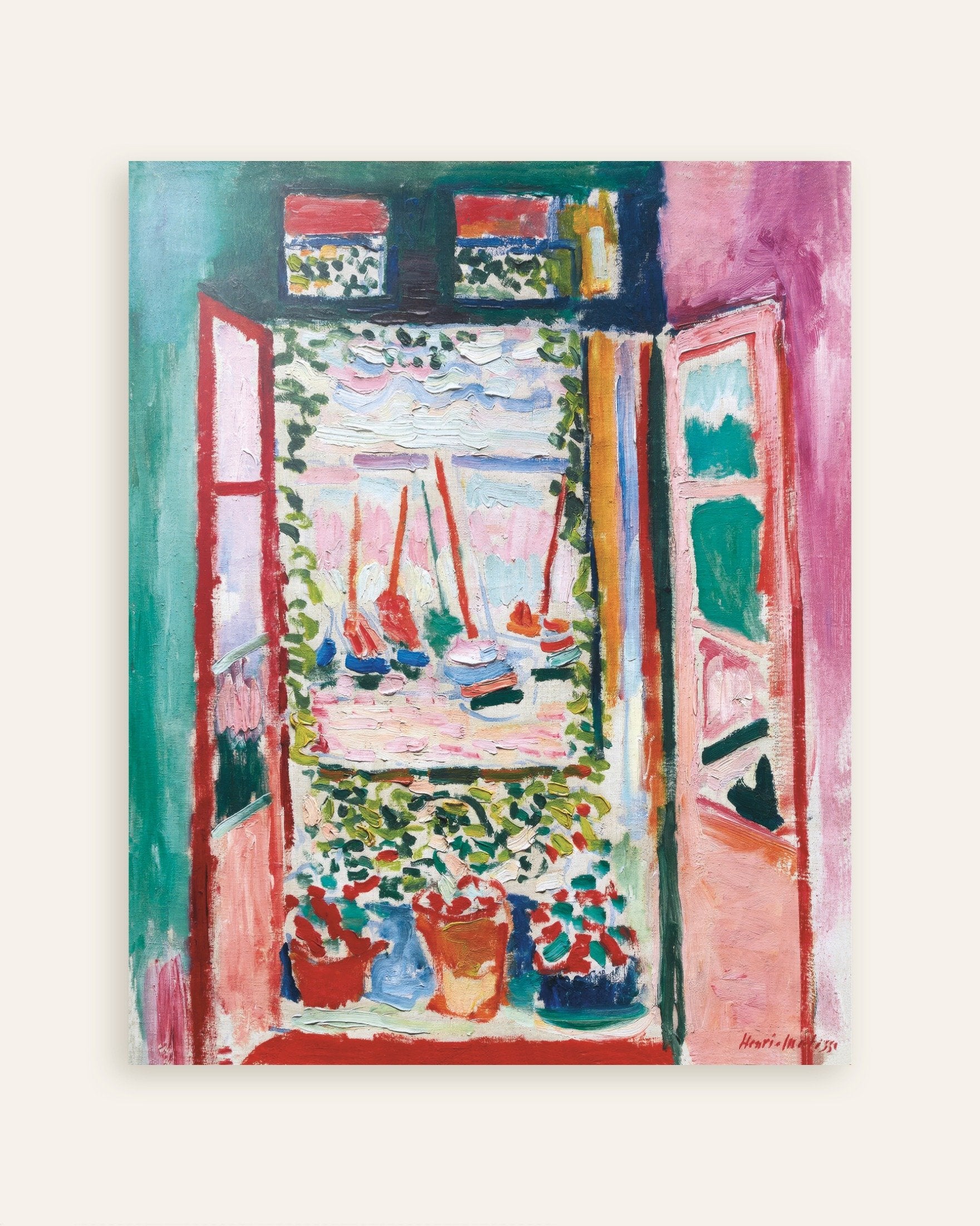 Poster of Open window, Collioure by Henri Matisse - Poster, thumbnail