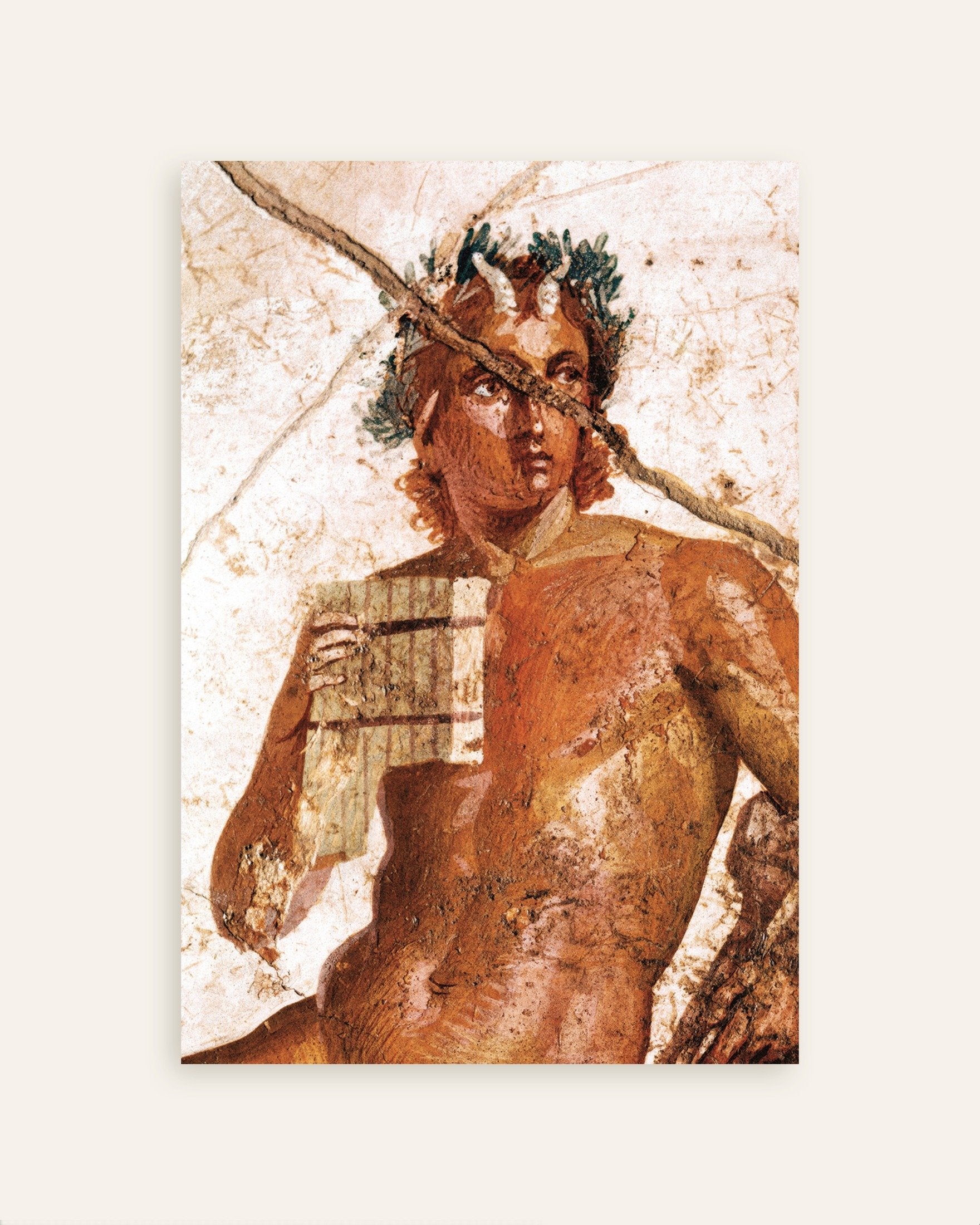 Poster of Pan musician fresco poster, thumbnail