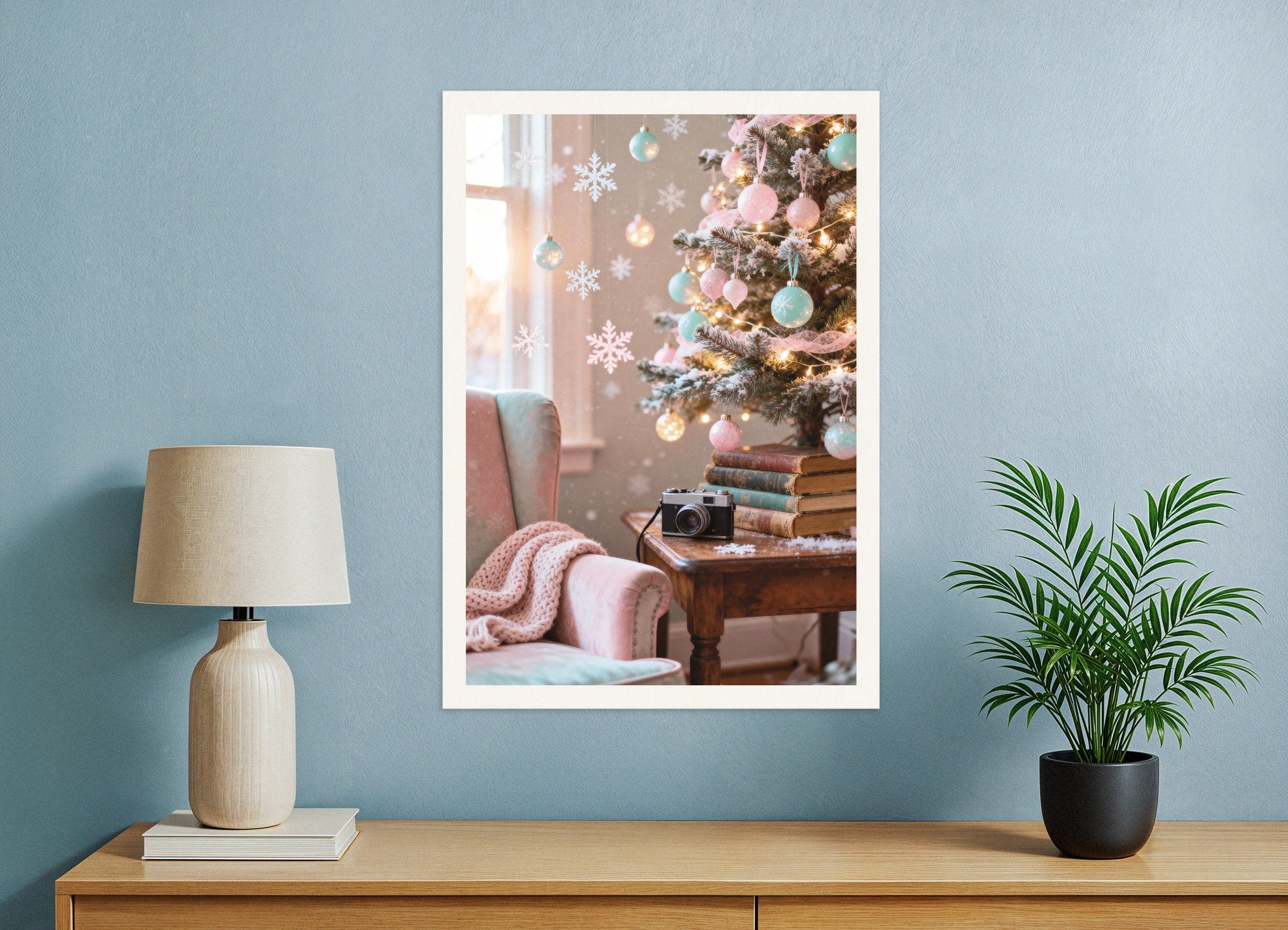 Poster of Pastel Christmas tree poster