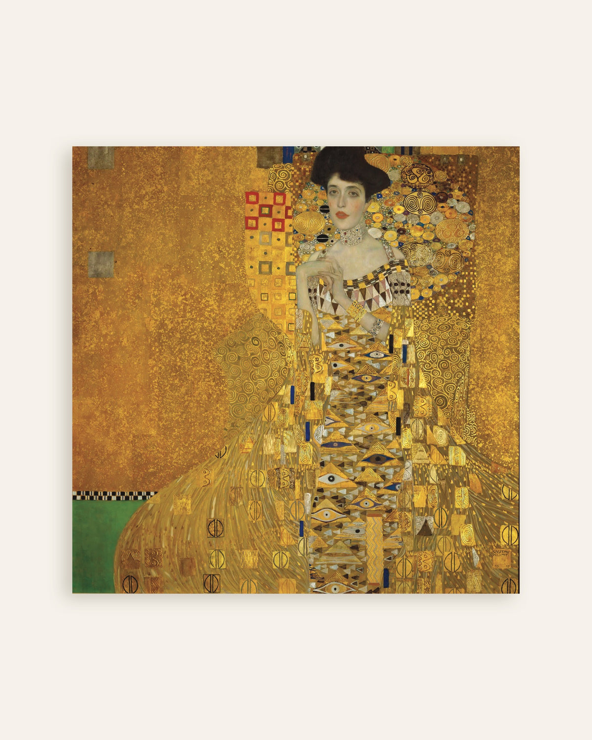 グスタフ・クリムト《アデーレ・ブロッホ＝バウアーの肖像I》（1907年）のポスター、サムネイル