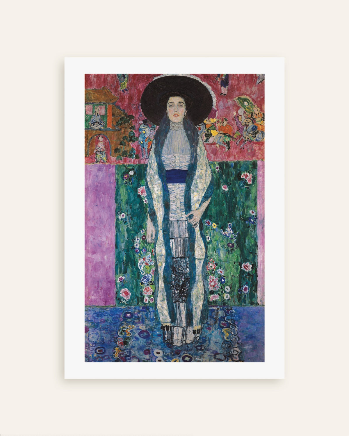 グスタフ・クリムト《アデーレ・ブロッホ＝バウアーの肖像II》（1912年）のポスター、サムネイル