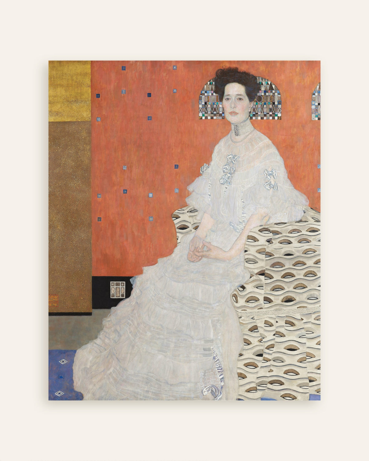 グスタフ・クリムト《フリッツァ・リードラーの肖像》（1906年）のポスター、サムネイル