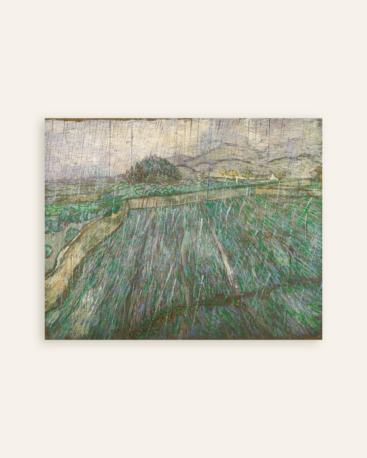 フィンセント・ファン・ゴッホ《雨》（1889年）のポスターのサムネイル