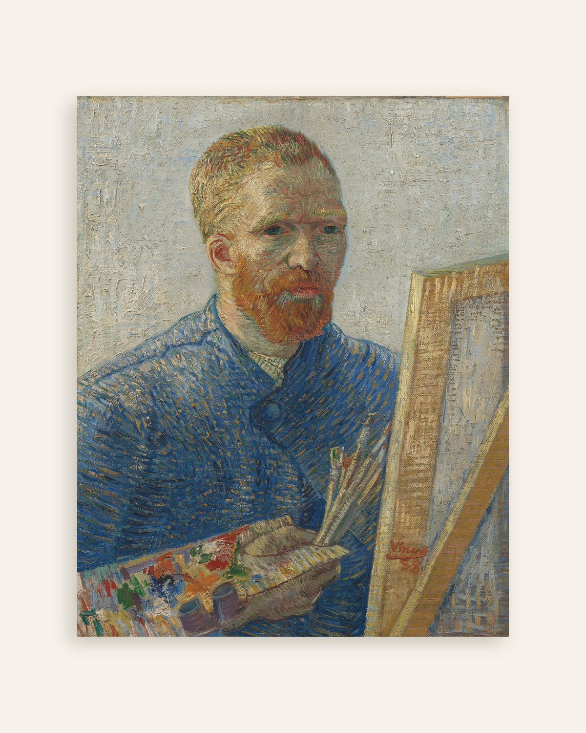フィンセント・ファン・ゴッホ《画家としての自画像》（1888年）のポスター、サムネイル