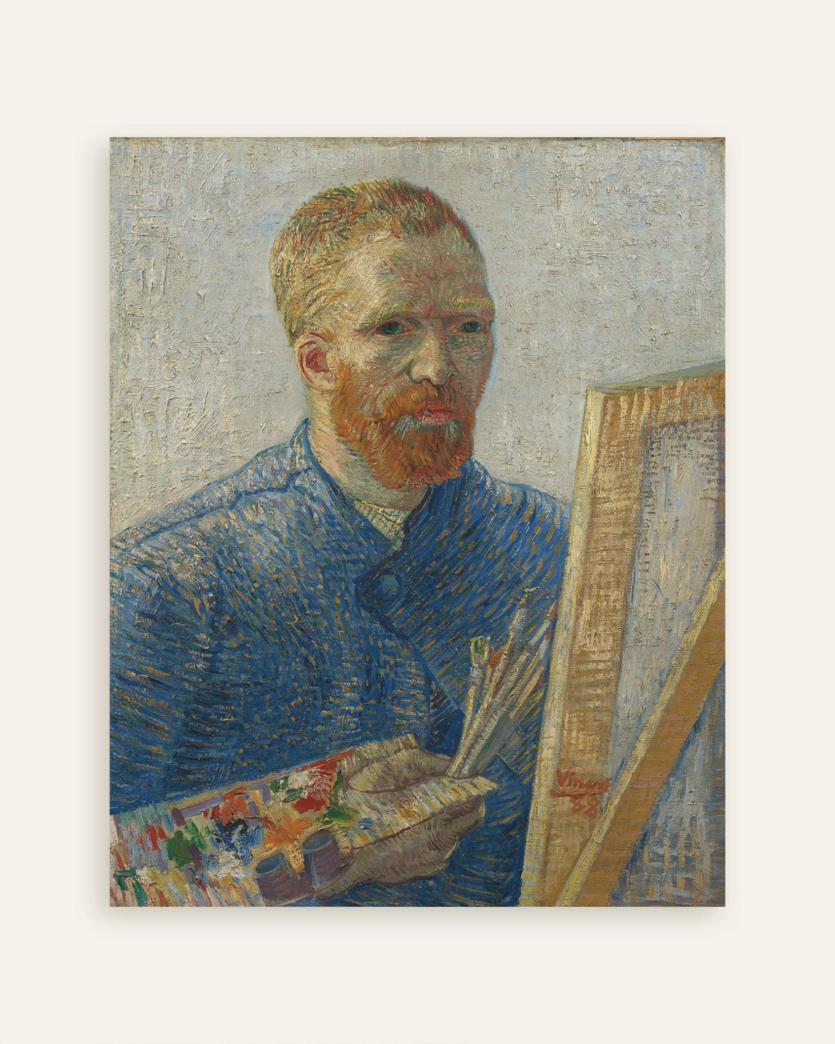 フィンセント・ファン・ゴッホ《画家としての自画像》（1888年）のポスター、サムネイル