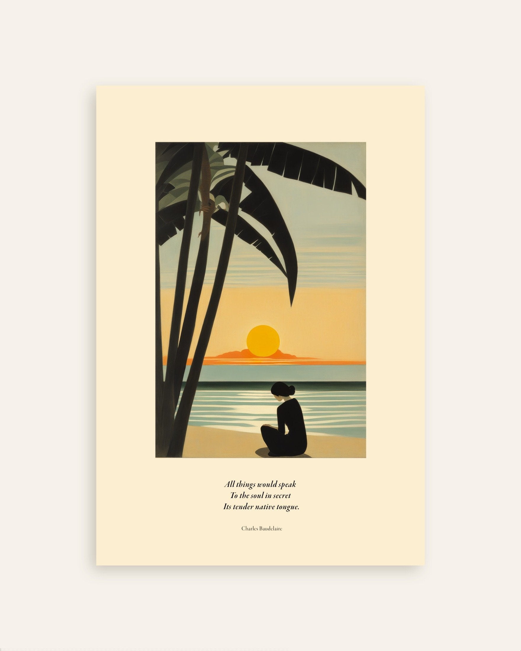 Poster of Soul's language, Baudelaire, thumbnail