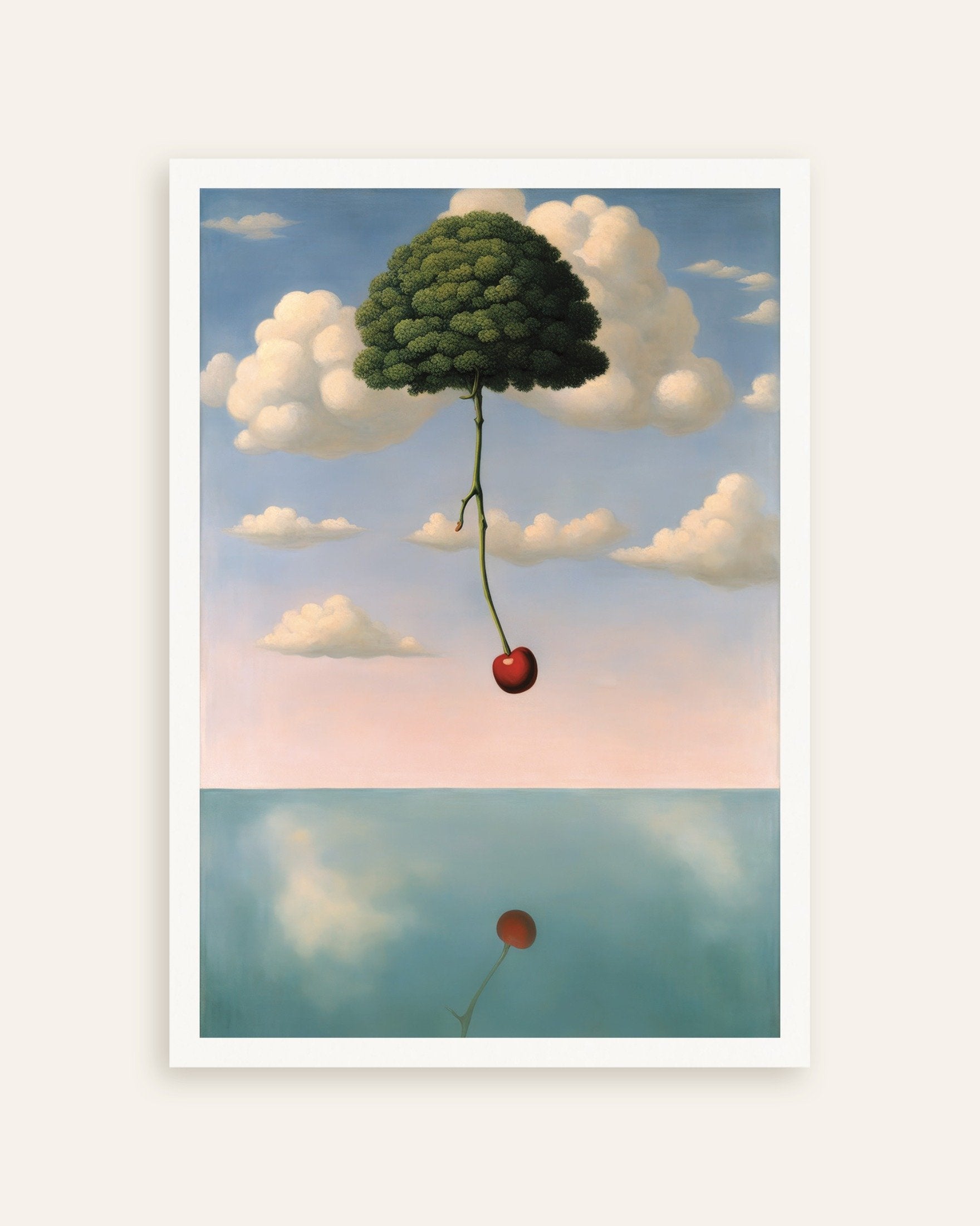 ルネ・マグリットへのオマージュ : イメージの裏切り - ポスタ