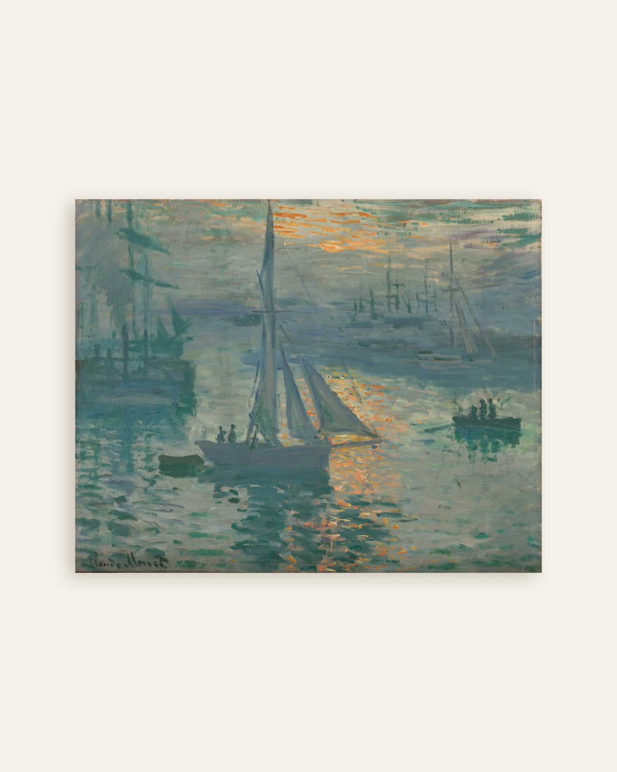 クロード・モネ《日の出（海景）》（1873年）のポスター、サムネイル