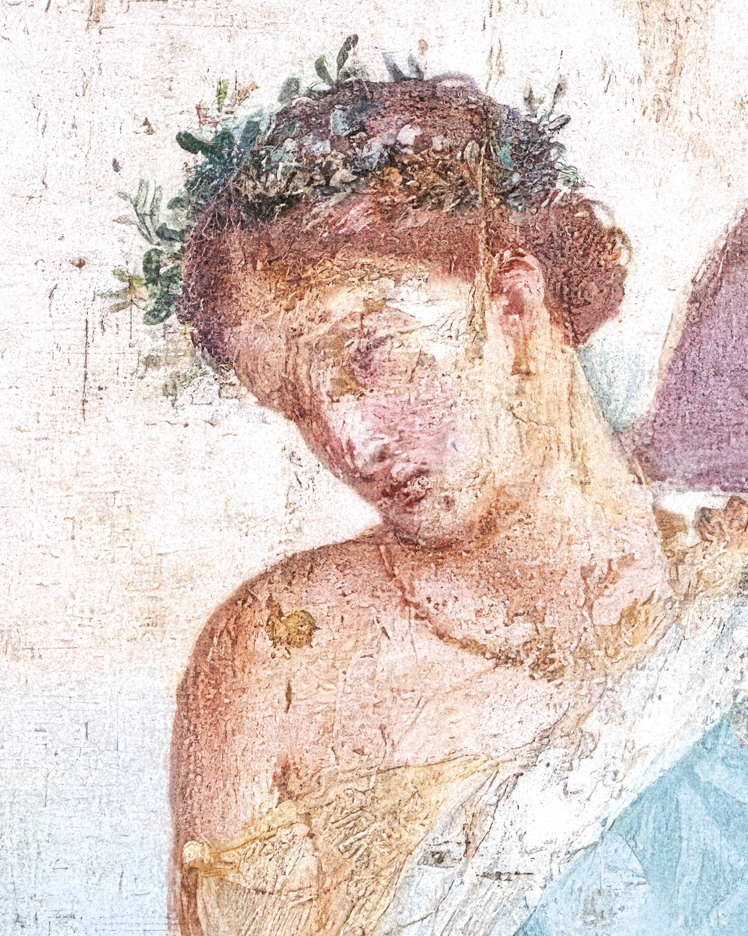 イカロスの墜落 フレスコ画のディテール ポスタ ポスター | Posterscape.jp