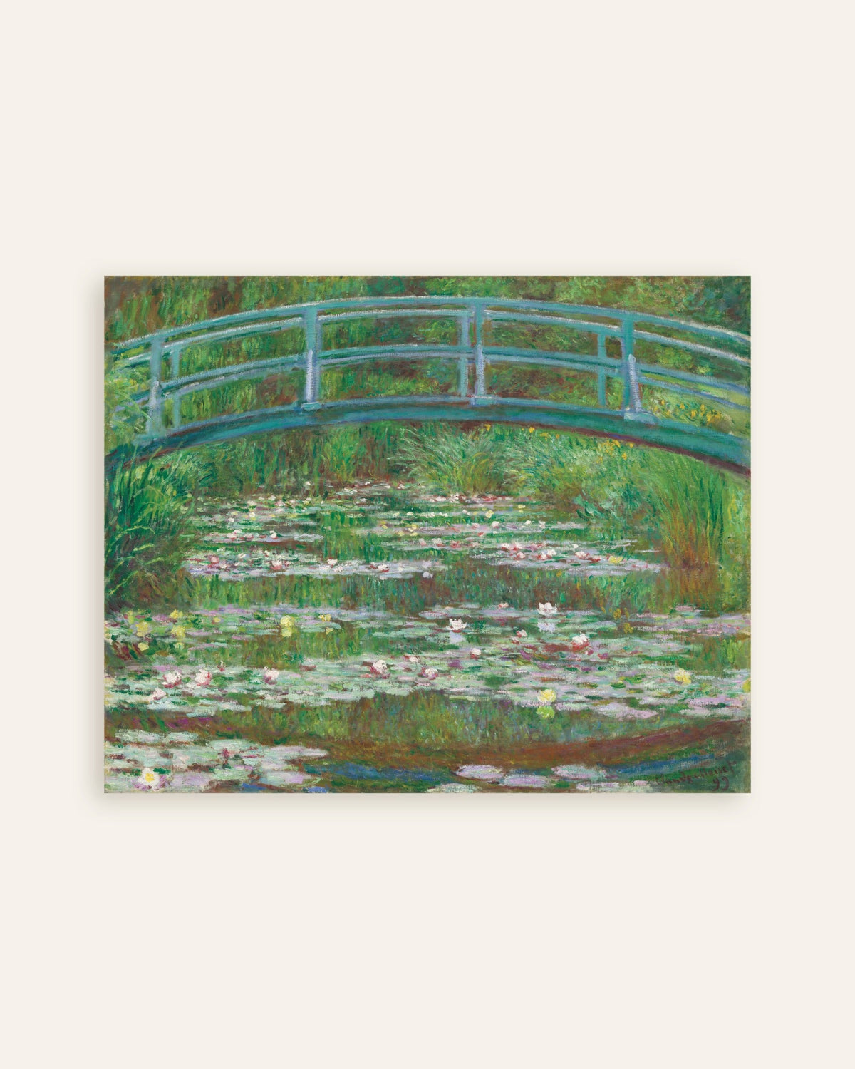 クロード・モネ《日本の橋》（1899年）のポスター、サムネイル