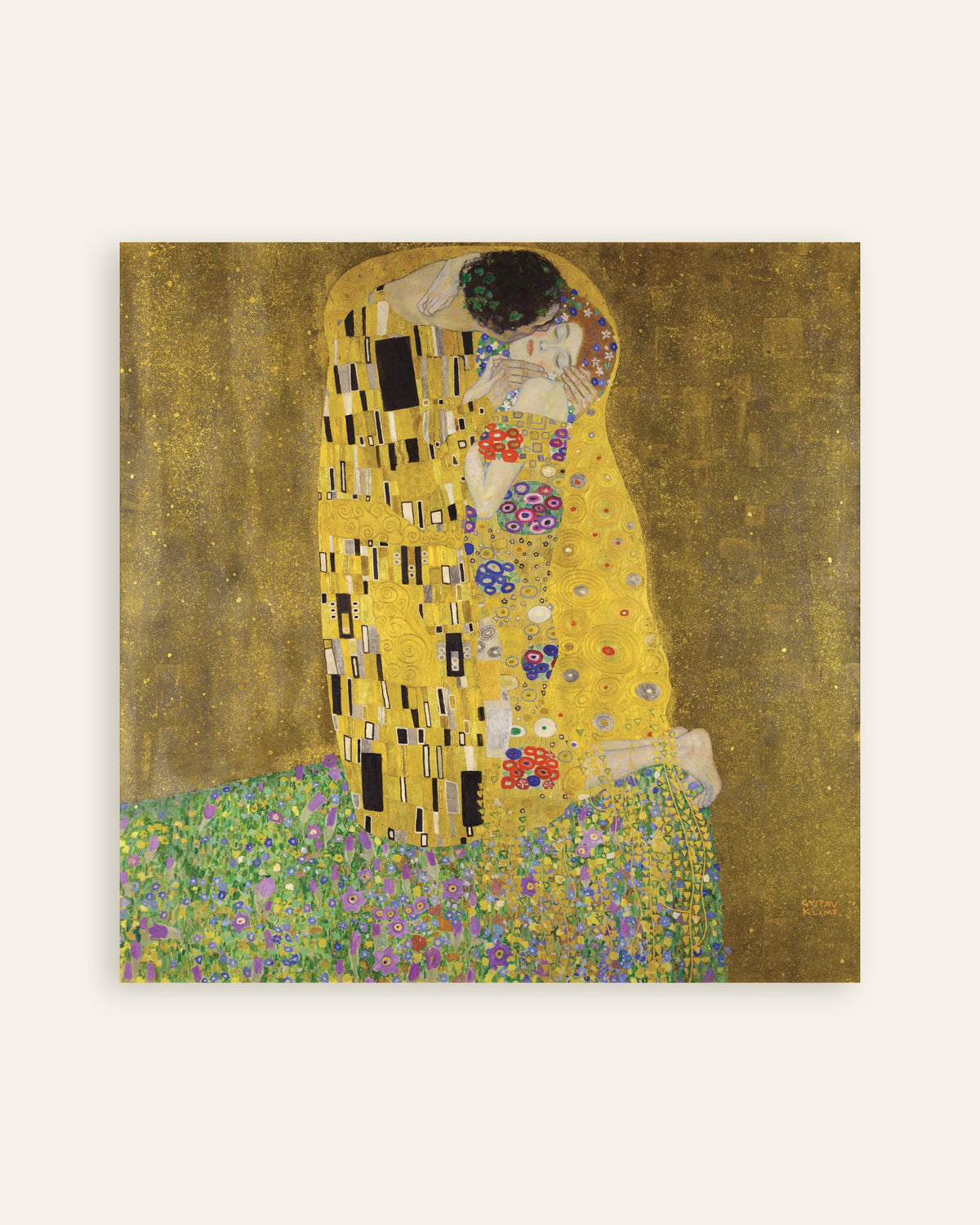 グスタフ・クリムト《接吻》（1907–1908年）のポスター、サムネイル