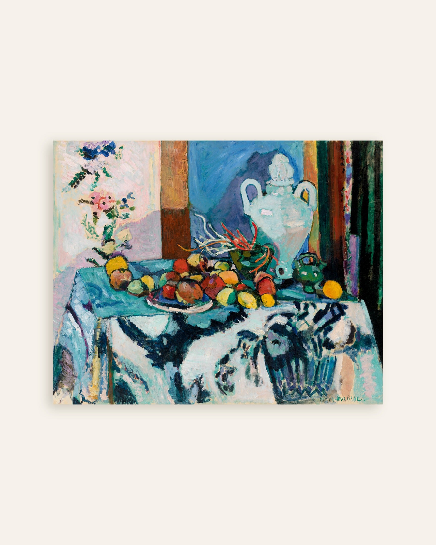 Poster of Blue Still Life (1907) by Henri Matisse, thumbnail