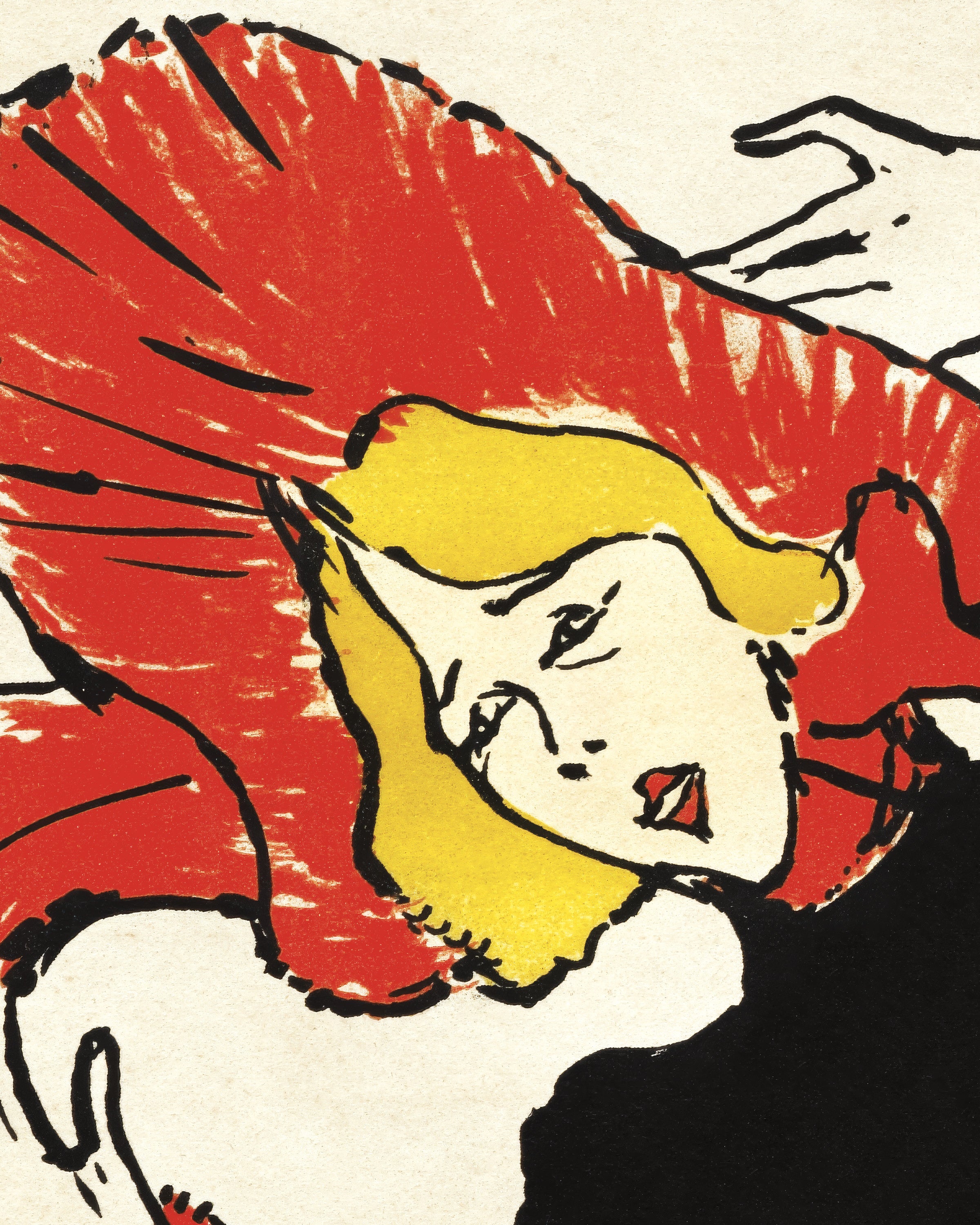 ジェーン・アヴリル（1899年） ヘンリー・ド・トゥールーズ＝ロートレック ポスタ