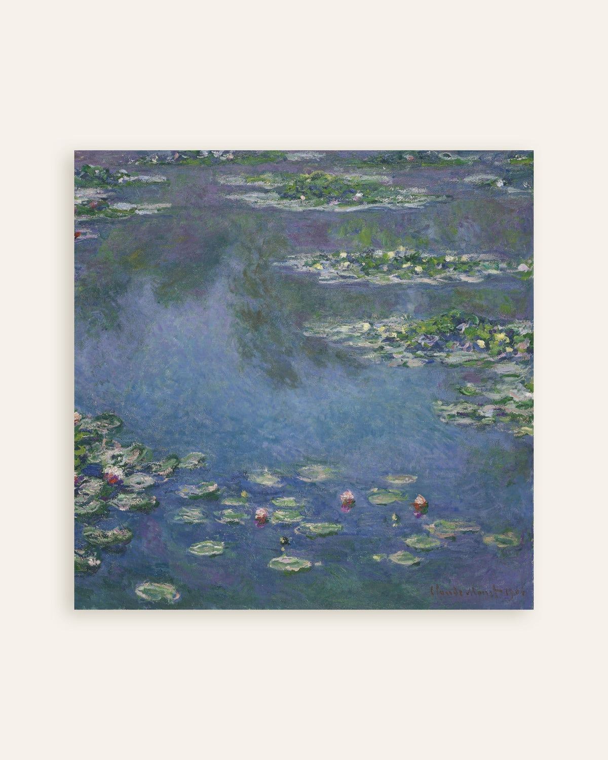 クロード・モネ《睡蓮》（1906年）のポスター、サムネイル